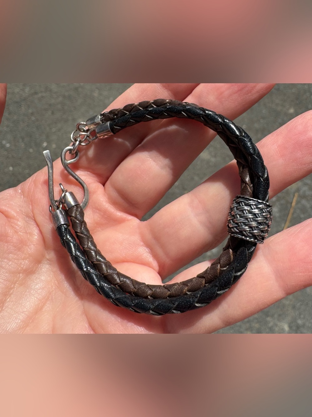 Woven Leather Bracelet 5/$25